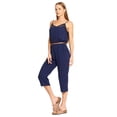 thumbnail image 2 of Palazzo Mujer Jumper Tirantes Escote Encaje Marino Casual azul G Incógnita 330686, 2 of 5