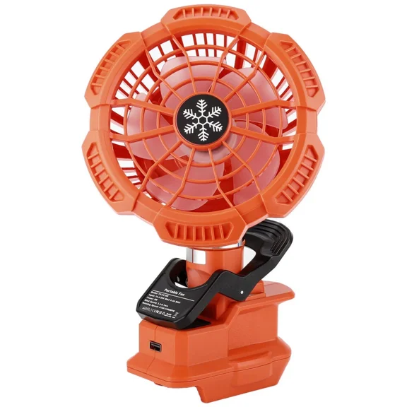 Jobsite Fan For Black & Decker Handheld Camping Portable Fan 18V Li-ion Battery