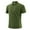 Army Green, variant on Men's Athletic Shirts Short Sleeve Casual Shirts Zipper V Neck Regular Fit Tops Dress Shirts for Hiking Fishing, Summer Flex Relaxed Breathable Men's Shirts