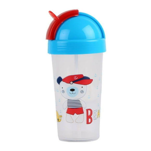 Termo Prichos Bestway Infantil de Plástico Cubre Popote Azul