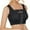 Black, variant on Bras for Women,Post Front Closure Compression Bra for Women Featuring Adjustable Support Band and Comfortable Wireless Design,Sports Bras for Women,Black,2XL