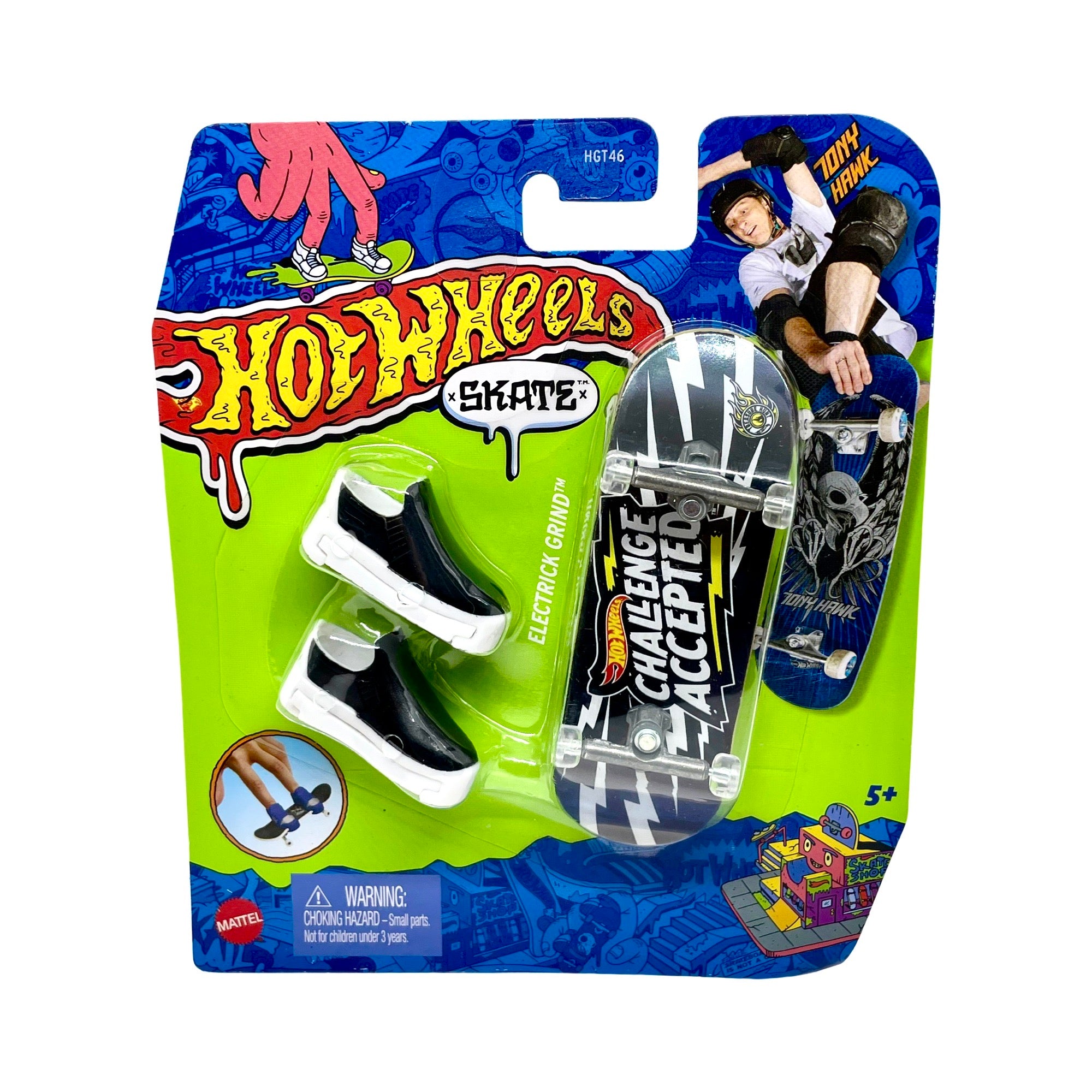 Hot Wheels Skate Treasure Hunt Electrick Grind Tony Hawk Fingerboard