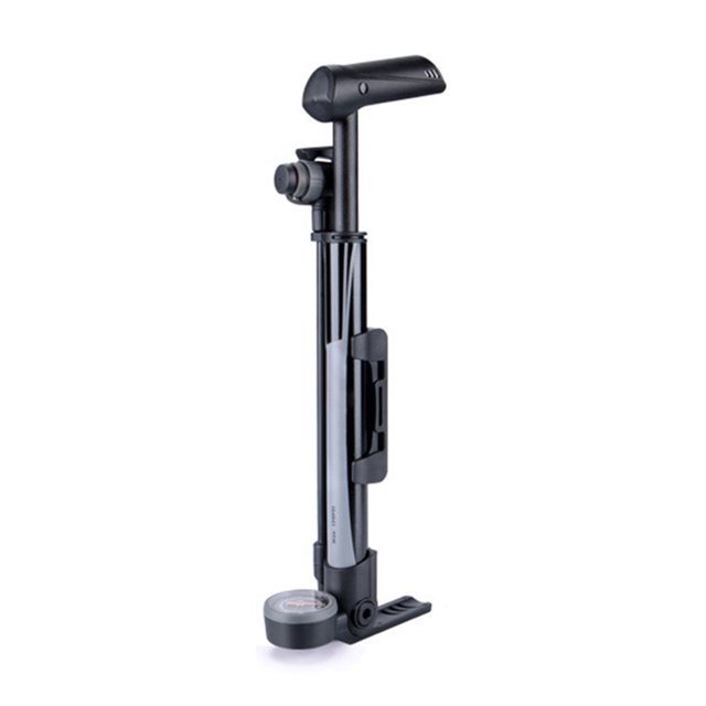 Bomba de suelo para bicicleta, inflador de bomba de pie para bicicleta, cuerpo de aleación de aluminio, suministros para ciclismo Tmvgtek paseo en bicicleta