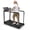 Black-0%Incline, variant on Hapycity Foldable Walking Treadmill for Seniors with Long Handrails & 0%-2% Incline, 300 lb Capacity for Home Recovery Fitness Exercise Machine