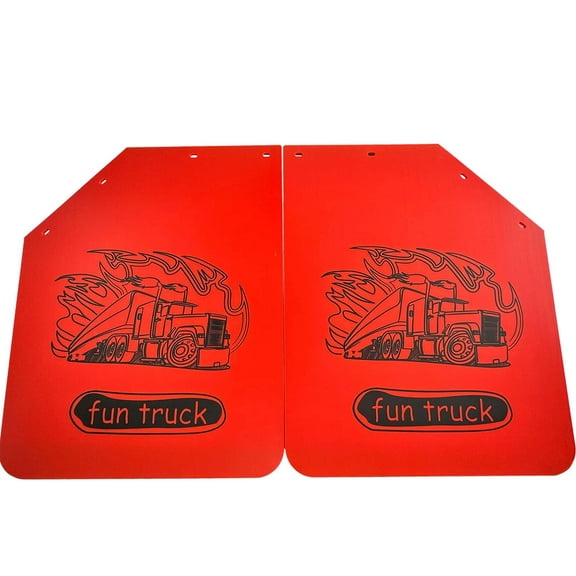 BST BSSP Universal Mud Flaps for Semi Trucks, 24 ''X30'' Heavy-Duty Trailer Truck Mud Flap Polymer Semi Mud Flaps for Freightliner Kenworth Peterbilt International Mud Guards Splash Flaps