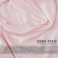 thumbnail image 4 of TOSMO Luxury Pillow Case Set of 2, Viscose Made from Bamboo OEKO-TEX, Silky Soft, Breathable & Cooling Pillow Cases with Envelope Closure (Standard, Pale Pink), 4 of 6