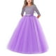 thumbnail image 4 of Vestido de encaje para niña de flores para niños, boda, dama de honor, fiesta de graduación, 4 of 5