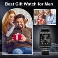 thumbnail image 3 of SKMEI Mens Watches Analog Quartz Watch Waterproof Business Fashion Minimalist Stainless Steel Wrist Watch for Men, 3 of 9