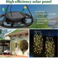 thumbnail image 5 of YiJuHui Solar Powered Hanging Lights Outdoor, Waterproof Artificial Ivy Vine String Lights with Faux Planter, LED Fairy Lights for Patio Garden Porch Yard Decor, 5 of 8