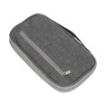 thumbnail image 3 of Organizador de billetera Ticfox para pasaporte Viaje Bolsa impermeable Tela Oxford Gris, 3 of 14