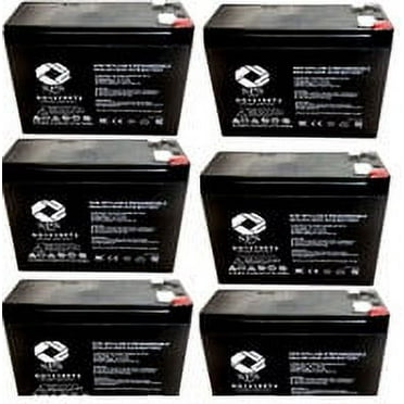 SPS Brand 12V 10Ah Replacement Battery (SG12100T2) for BP10-12 PWL12V100 A512 10.0SR 10.0S Ba (6 Pack)