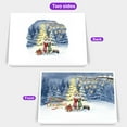 thumbnail image 2 of Merry Christmas Ragdoll Snowy Winter with Tree Decorations 7x5in Folded Greeting Card Cat Lover Kitten Owner Gifts Idea Single Note Card with Envelope - 12020, 2 of 5