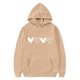 thumbnail image 5 of Camiseta de manga larga para niños, cuello redondo, color liso, ideal para niños y niñas, sudadera con capucha de poliéster., 5 of 6