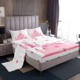 thumbnail image 1 of Girls Castle King Sheets Pink Castle Printed Sheet Sets for Girls Princess Style Fansty Bed Sheets Set Hand Drawn Soft Decor Bed Set for Bedroom Decor, 1 of 7