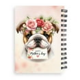 thumbnail image 2 of Happy Mother's Day Bulldog with Flower Crown and Greeting Card Spiral Bound Journal Dog Lover Gifts Idea 5x7in Spiral Notebook - 13004, 2 of 5