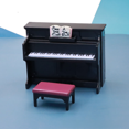thumbnail image 1 of Accesorios para casa de muñecas, minimuebles, piano, instrumento musical, modelo, adornos, juguete para niñas, regalo pequeño para niños, 1 of 5