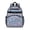 Blue Paisley And-1, variant on Blue Geometric Triangle Diamond Pattern Backpack for School,Cute School Bag,Schoolbag with Adjustable Shoulder Straps & Padded Back,15.25"x11.5"x5.25"