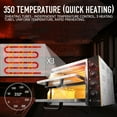 thumbnail image 5 of Commercial Pizza Oven 16 inch Pizza Double Deck 3000W 110V Electric Oven Multipurpose Toaster Bake Broiler 40L Stainless Steel for Restaurant Home Pizza Pretzels Baked Roast Yakitori, 5 of 11