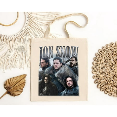 vintage Jon Snow Tote Bag-TH4800