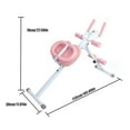 thumbnail image 5 of Aqzb Ab Machine with LCD Data Display Screen, Thickened Foam Handle 5 Levels Height Adjustments Abdominal Trainer, Full Body Workout Abdominal Exercise Machine, Home Gym Exercise Equipment, 5 of 7