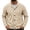 Beige, variant on Cardigan for Men, Shawl Collar Cable Knit Button Front, Casual Long Sleeve Sweater for Men, L