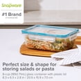thumbnail image 4 of Snapware 8 Cup Clear Food Storage Container, Well Suited to Refrigerator Organization, 4 of 8
