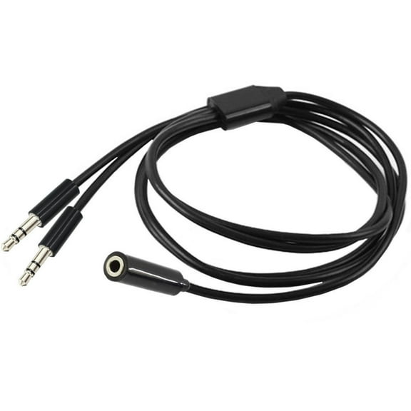 3.5mm Splitter Cable 3.5mm Female to 2 Male for Headphones and Speakers