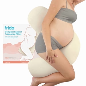Frida Mom 4-in-1 Compact Pregnancy Pillow, Ivory