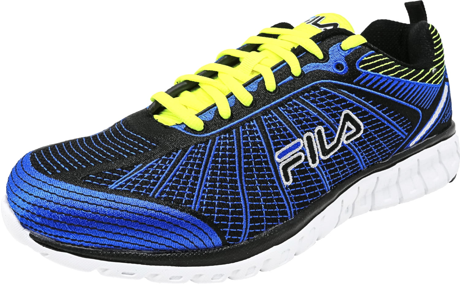 Fila Men's Speedweave Run Ii Electric Blue Metallic / Safety Yellow
