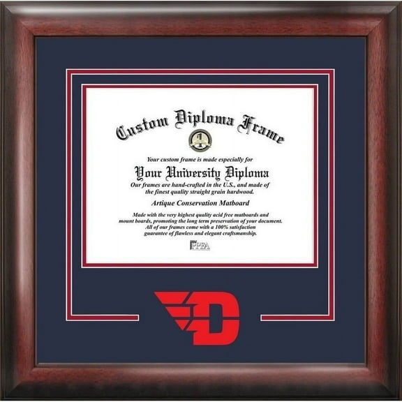 University Frames University of Dayton 11w x 8.5h Spirit Diploma Frame