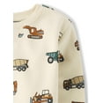 thumbnail image 2 of The Children's Place Baby & Toddler Boys Long Sleeve Printed Fleece Sweatshirt, Sizes 6M-5T, 2 of 3