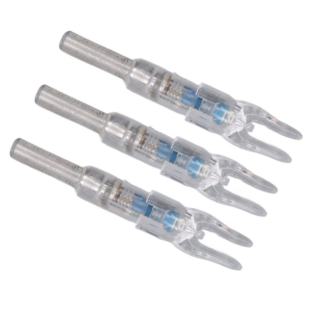 Outdoor Lighted Nocks, 3PCS Easy Installation Lighted Archery Nocks for Shooting Blue,Red,Green,Colorful
