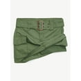 thumbnail image 6 of Justice Girls Cargo Skirt with Belt, Sizes 6-18, Slim & Plus, 6 of 8