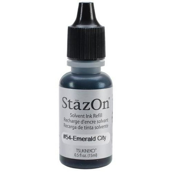 StazOn Midi Ink Refill .5oz-Emerald City