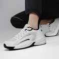 thumbnail image 7 of Men's Fashion Breathable Mesh Lace Up Sneakers Casual Trendy Round Toe Non Slip Outdoor Running Training Walking Shoes, 7 of 7