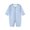 A Blue, variant on Newborn Bodysuits Cloud Print Long Sleeve Button Romper Baby Infant Outfits