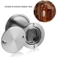 thumbnail image 2 of Peephole Door Viewer for Front Door Security 220 Degree Wide Angle with High Strength Protective Cover(Brushed Silver), 2 of 4