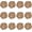Gold, variant on 12-Pack Wicker Rattan Balls 40mm/1.6 Inch Decorative Orbs Vase Fillers Bowl for Christmas/Weddings/Thanksgiving/DIY Crafts/Home Decor [Brown]