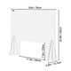 thumbnail image 2 of VEVOR Protector contra estornudos para mostrador Escudo acrílico de 24 x 30 pulgadas para escritorio Tablero acrílico de 0,2 pulgadas de espesor Escudo acrílico para mostrador con ventana, 2 of 8