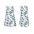 thumbnail image 7 of Kdxio Hawaii Palms Pattern Summer Dresses for Women Beac Sleeveless Vintage Floral Flowy Pocket Tshirt Tank Sundresses, 7 of 7