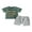 Green, variant on BemeyourBBs Infant God Say I Am Toddler Baby Boy Christening Clothes Shorts Set Kids Baby Summer Outfits Short Sleeve Vehicles Print T-Shirt Shorts Pockets