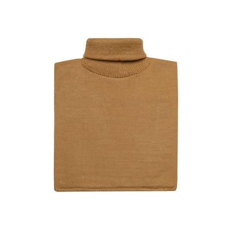 - Hampton Direct Women's Turtleneck Dickie - Lightweight Knit Mock Neck Gator