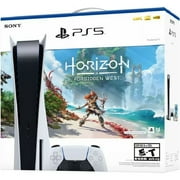Restored Sony PlayStation 5 Console Disc Edition Horizon Forbidden West Bundle with 825 GB Data Storage