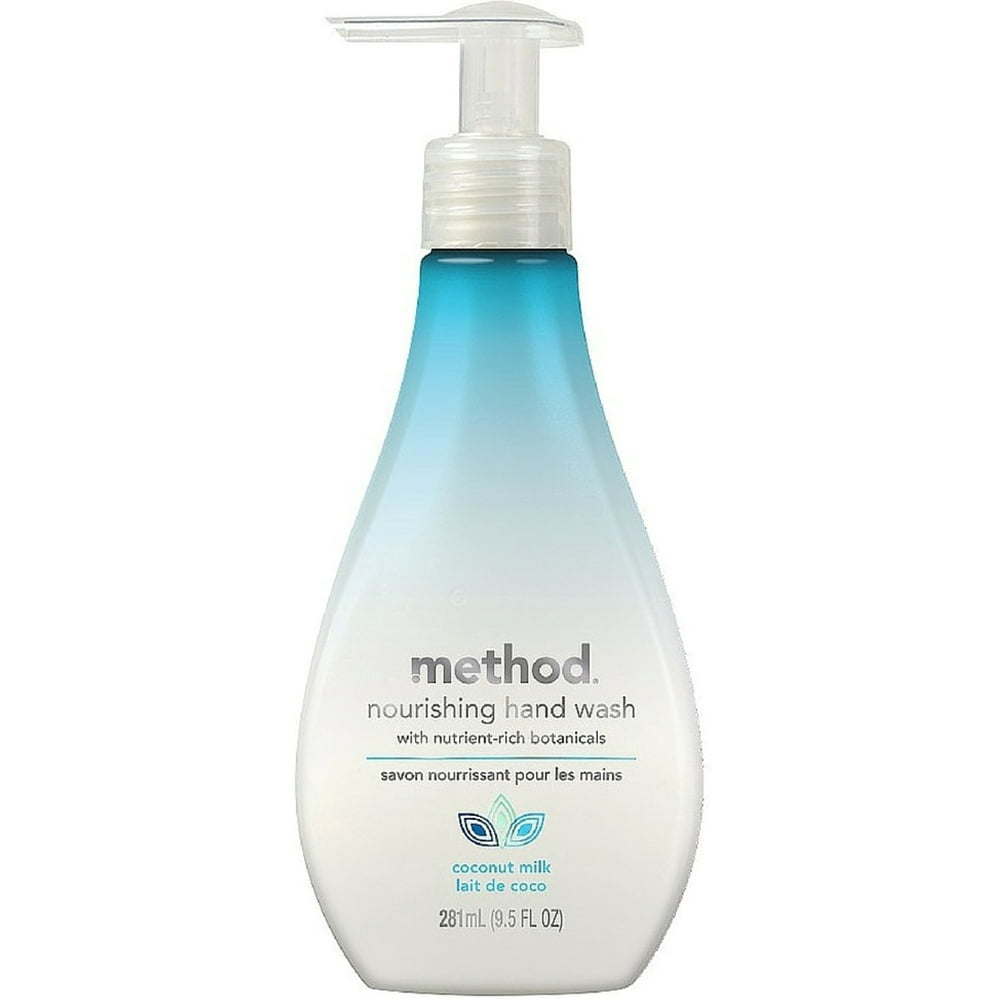 Method Nourishing Hand Wash, Coconut Milk 9.5 oz (Pack of 4