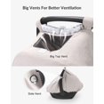 thumbnail image 4 of Funda Impermeable para Silla de Auto para Bebé TinlyFinly en Beige, 4 of 7