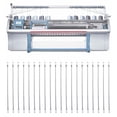 thumbnail image 2 of Garosa Transfer Turn Line Needle,20 Pcs Double Eye Needle Metal 9cm Long Transfer Needle Fit for Knitting Machine,Knitting Machine Accessory, 2 of 8