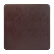 BizChair Vinyl-Covered Padded Folding Card Table for Game Rooms and Banquets, Brown