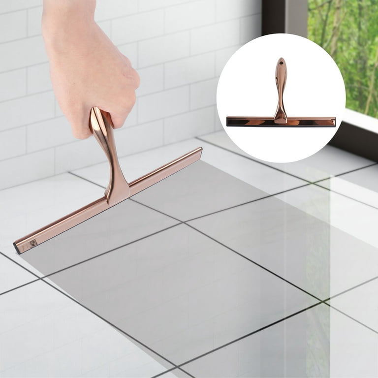 All Purpose Squeegee Wiper Stainless Steel Window Squeegee for Kitchen Bathroom, Size: 25.00
