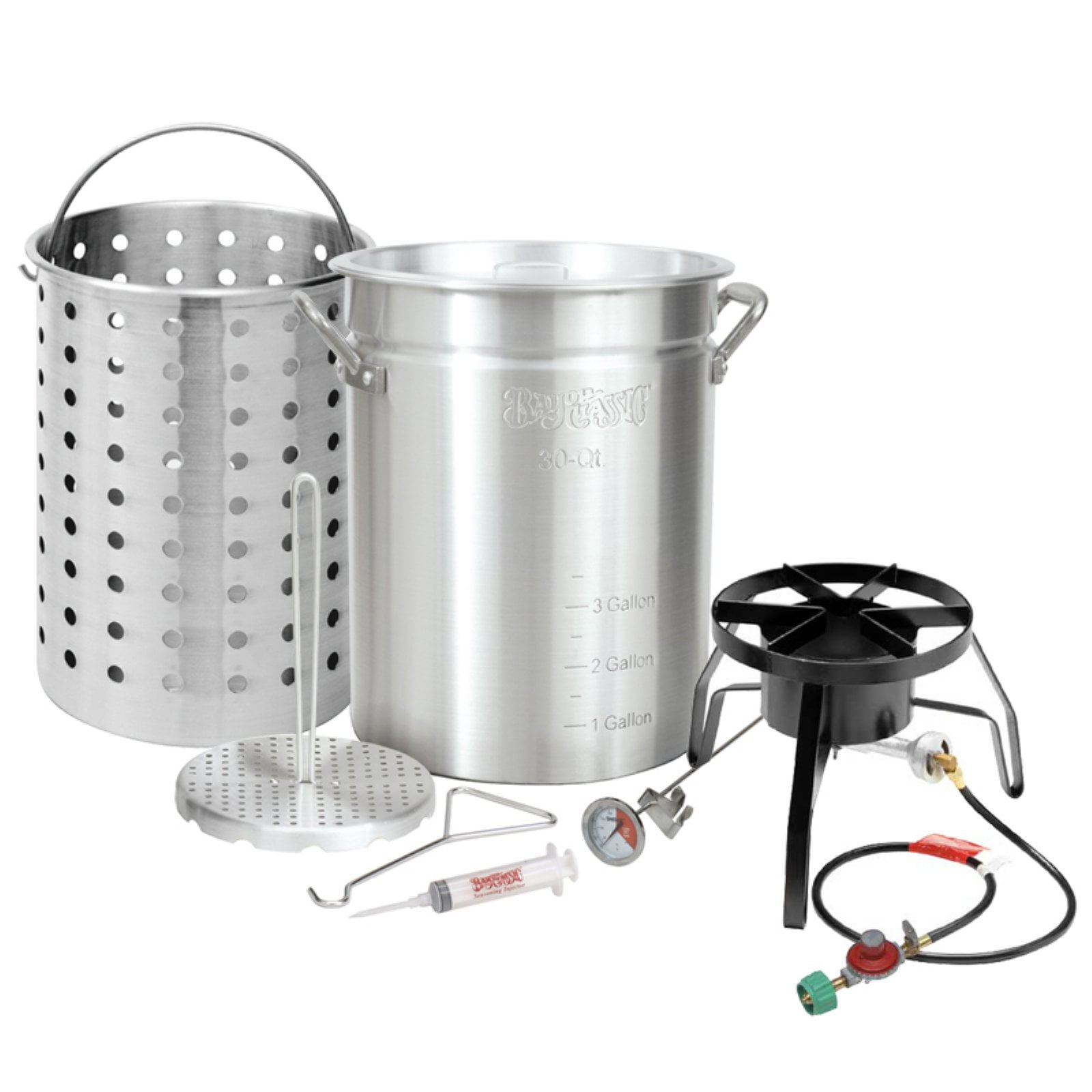 Bayou Classic Aluminum Turkey Fryer Kit with Basket 30 qt. Walmart