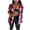 Hot Pink, variant on UVEASISHA Womens Flannel Shacket Jacket 2025 Fall Trendy Plaid Shirt Jackets Long Sleeve Lapel Buttons Coats Wool Blend Lightweight Coats for Women Winter Sale,Hot Pink,M